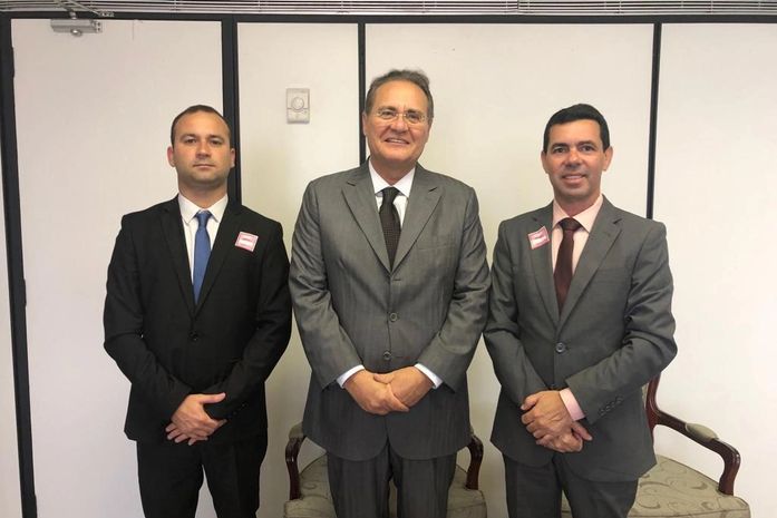 Ivens Barbosa, Renan Calheiros e Ediel Leite