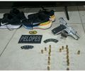 PM prende suspeito de furto e apreende arma e drogas em Santana do Ipanema e Penedo