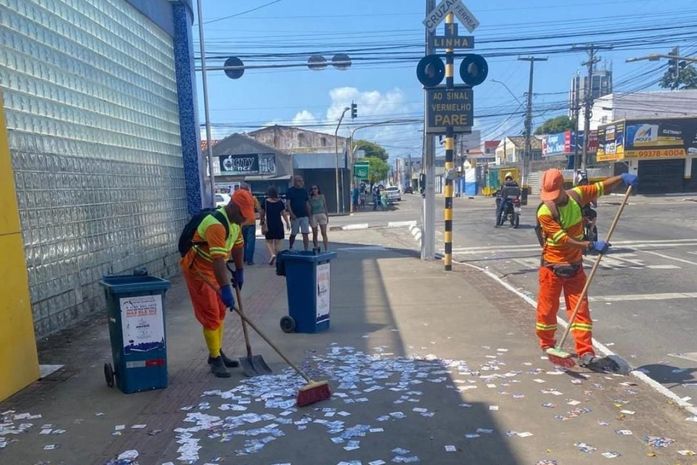 Eleições 2024: Autarquia de Limpeza Urbana intensifica limpeza próximo aos locais de votação