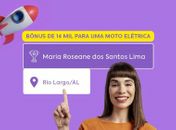 Energia em Dia: Alagoana é contemplada com prêmio extra no valor de R$ 14 mil para compra de uma moto elétrica

