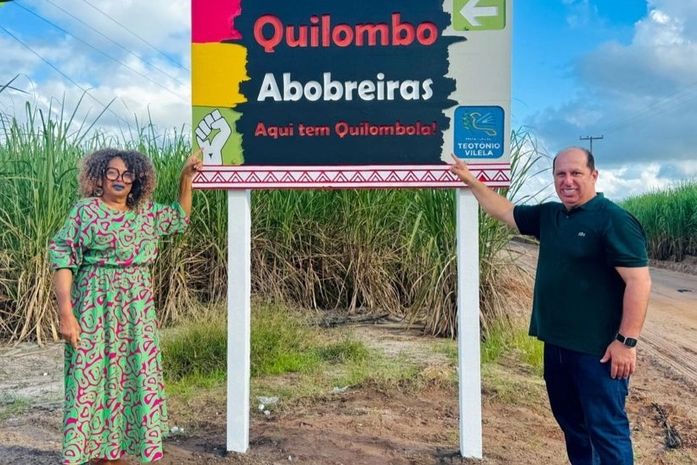 Em Teotônio Vilela, Alagoas,  tem Quilombolas  e a gestão de Peu Pereira respeita nossa história. Salve!