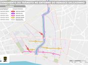 Veja como fica o trânsito no entorno do Salgadinho após inauguração das obras de revitalização