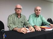 Maurílio e Marcos, representantes do Conselho e Sindicato respectivamente