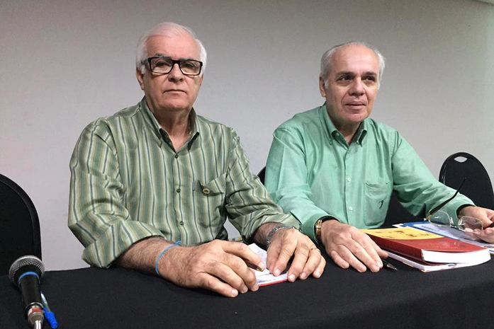Maurílio e Marcos, representantes do Conselho e Sindicato respectivamente