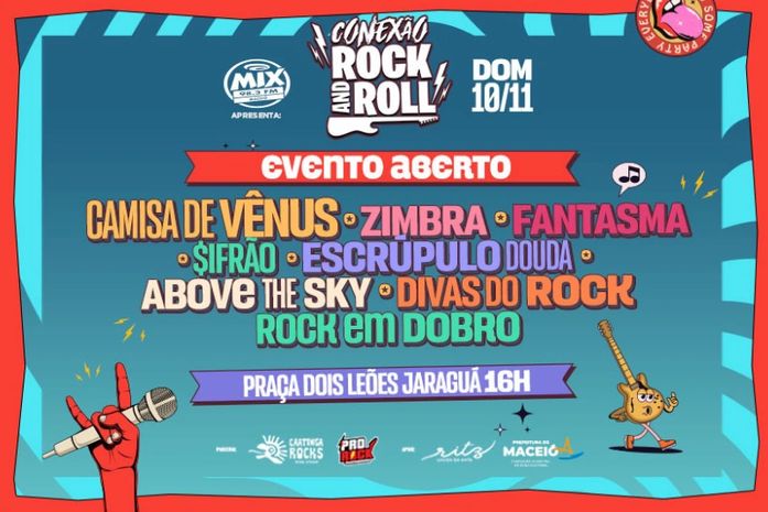 	Jaraguá será palco do Festival Conexão Rock and Roll neste domingo (10)