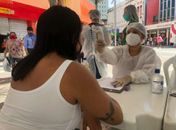 Barreiras Sanitárias montadas no Centro de Maceió orientam população sobre Covid-19