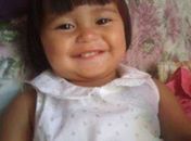 A pequena Nathaly morreu ainda no local