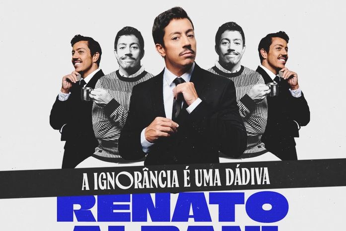 Com ingressos esgotados, Renato Albani viaja pelo Brasil com ‘A Ignorância É Uma Dádiva’