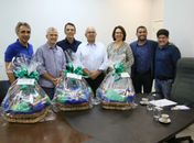 Professora Graça participa de reunião do prefeito Rogério Teófilo com fundador da AeC e acionista da Claro Brasil