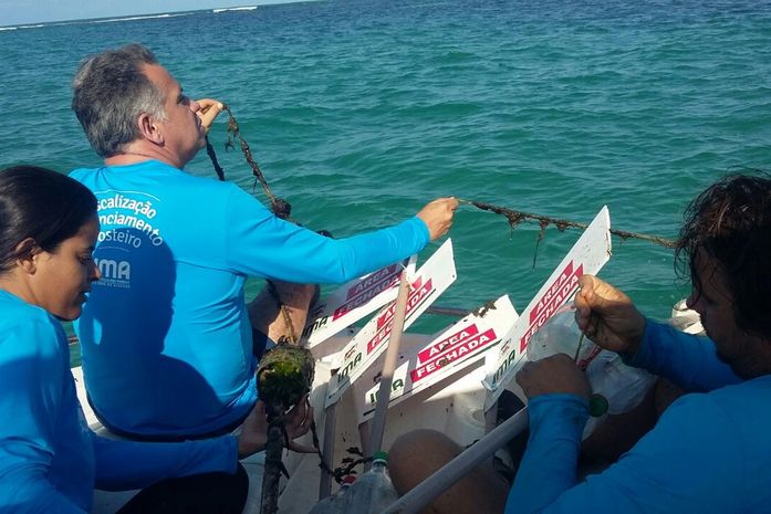 Sinalizações da piscina natural foram depredadas, diz IMA