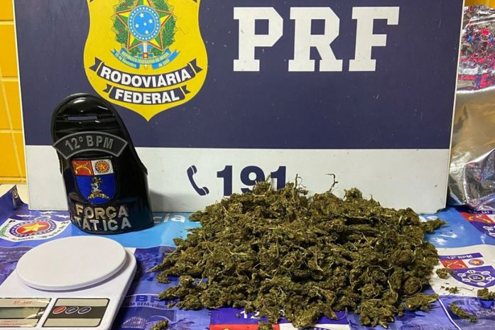 Homem é detido com maconha em ônibus interestadual que passava por Alagoas