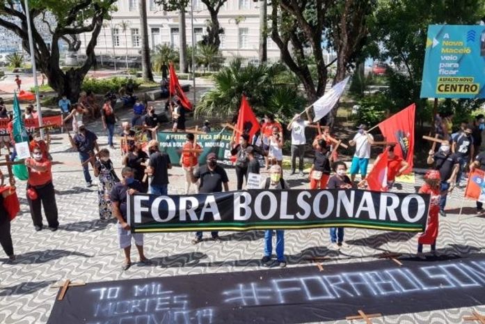 Em Alagoas, novo protesto contra Bolsonaro é organizado na capital e no interior