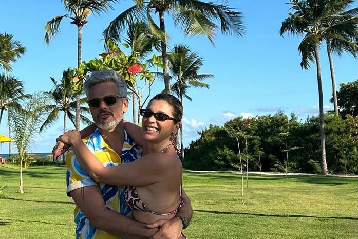 Flávia Alessandra e Otaviano se rendem a Milagres