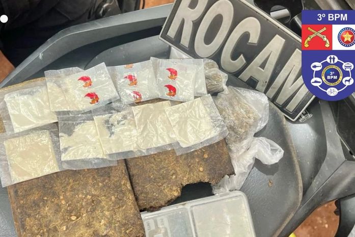 Trio tenta fugir, derruba muro e é preso por comercializar drogas em residência em Arapiraca
