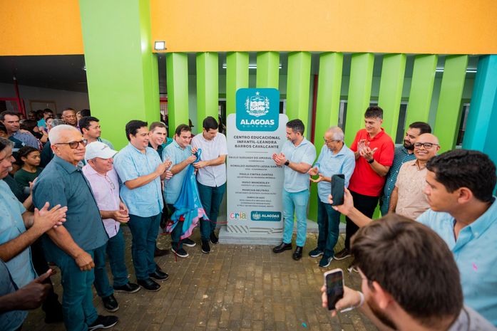 Creche Cria de Cacimbinhas é a 40ª entregue pelo Governo de Alagoas