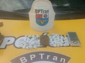 Águias do BPTran apreende adolescente com drogas no Parque da Pecuária, no Trapiche da Barra
