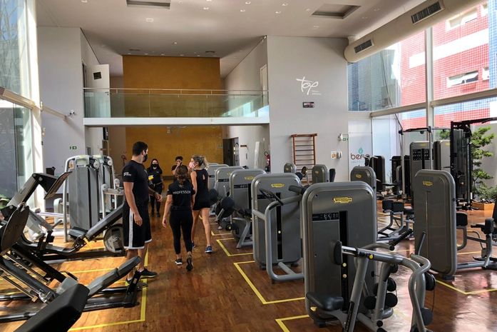 Academia Top registrou baixa movimentação no primeiro dia