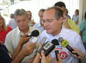 Renan Calheiros e Téo Vilela em 2006: longa data
