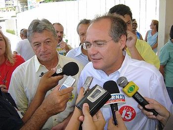 Renan Calheiros e Téo Vilela em 2006: longa data