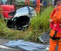 Acidente entre carro e caminhão deixa homem morto na BR-101, em São Miguel dos Campos