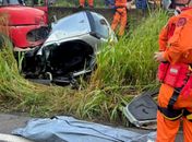 Acidente entre carro e caminhão deixa homem morto na BR-101, em São Miguel dos Campos