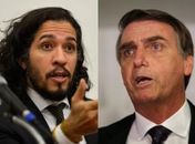 Deputados federais Jean Wyllys e Jair Bolsonaro