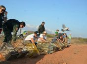 Soltura de aves no Sertão