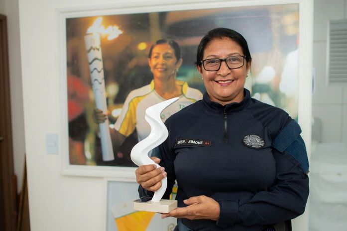 Com histórico de violência familiar, inspetora supera limites e humaniza comando da Guarda Municipal