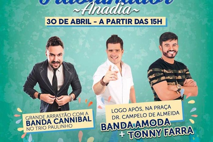 Prefeitura de Anadia realiza grande festa em comemoração ao Dia do Trabalhador