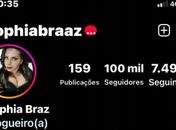 
Uma parcela dos 100 MIL seguidor@s, que tenho no Instagram, agradeço ao blog raizesdaafrica- afirma a influencer digital, Sophia Braz
