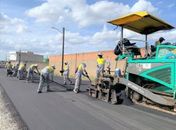 Prefeitura de Arapiraca avança nas obras de pavimentação no Breu