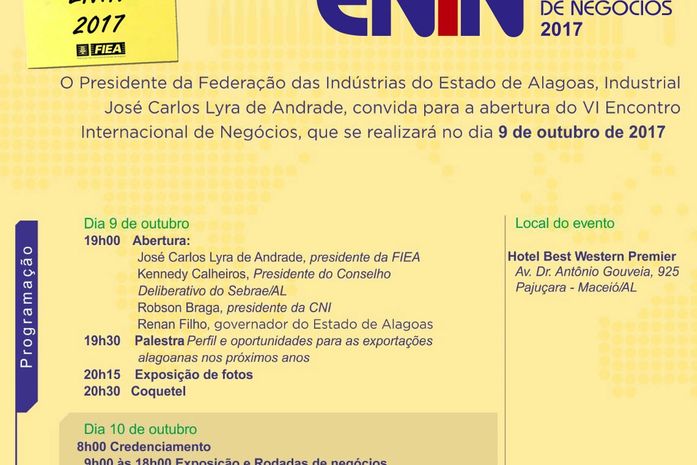 Em sua 6ª edição, Enin deve gerar mais de U$ 4,2 milhões em negócios