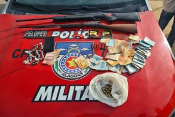 Operação Curral do Crime prende duas pessoas e apreende armas no interior