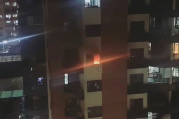 Incêndio atinge apartamento após lâmpada explodir e cair em colchão, na Jatiúca