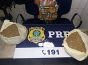 Droga apreendida estava dentro de "presente" para filha