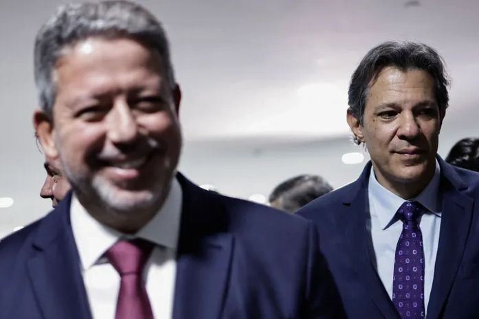 Após reunião, Haddad diz que Lira está “animado e confiante” para votação do marco fiscal nesta semana