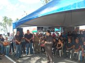 Militares se vestiram de preto