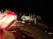 Colisão frontal na AL-115 deixa saldo de três pessoas mortas e uma ferida 
