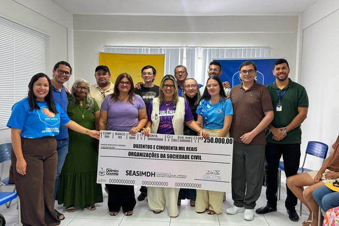 Dez entidades de Delmiro Gouveia receberam recursos do Fundo Municipal dos Direitos da Criança e do Adolescente (FMDCA) destinados a ações voltadas à infância e à adolescência