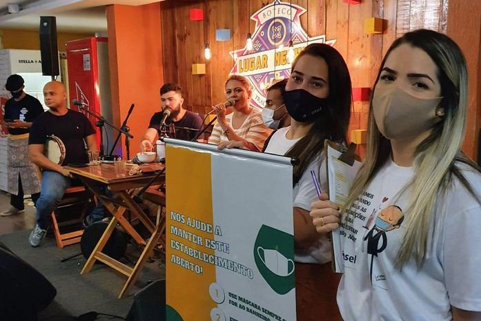 Abrasel retorna com a Blitz do Bem em bares e restaurantes da capital para conscientizar a população