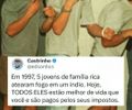 Queimado vivo, por jovens de classe média,o assassinato do indígena Galdino, em Brasília, já vai completar 30 anos 
