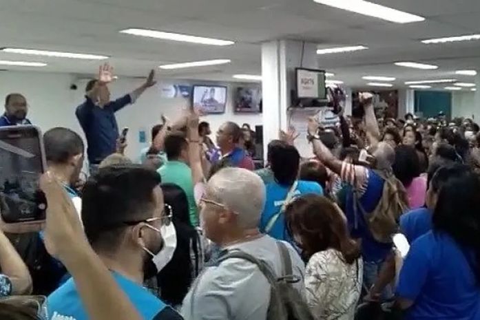 Agentes de saúde na Semec