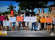 Protesto dos moradores de Bebedouro e Mutange