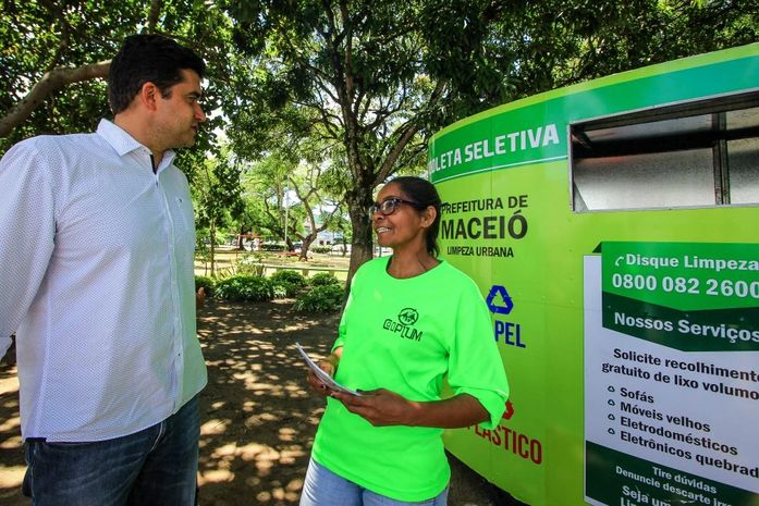 Ações de limpeza urbana são intensificadas em Maceió