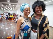 Ô, Adeilto Lima, a belíssima preta, Vanessa  Napoleão, é a jornalista sortuda que vai  desfrutar das belezas do paraíso Mirante das Águas