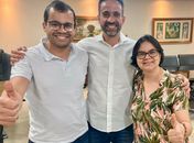 Deputado Estadual Gilvan Filho, junto com Gilvânia Barros reforçam apoio ao Governador Paulo Dantas.
