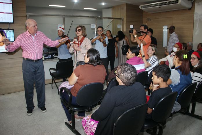 Saudação de natal: terços e palavras de fé são distribuídos nas unidades da Santa Casa de Maceió