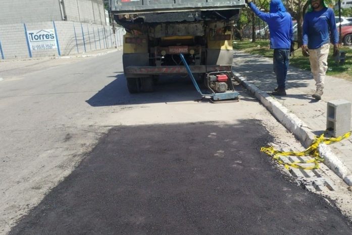 Polo Multissetorial recebe mutirão da Operação Tapa-Buraco