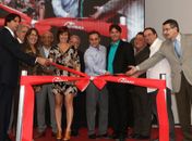 Inauguração do Shopping na foto Adoniran, Célia Rocha, Yale e Luciano Barbosa