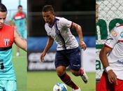 Meia Francisco Alex, lateral-esquerdo Raúl e atacante Daniel Amorim